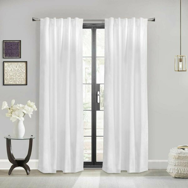 Kd Americana 40 x 84 in. Weathermate Topsions Curtain Panel; White KD2843932
